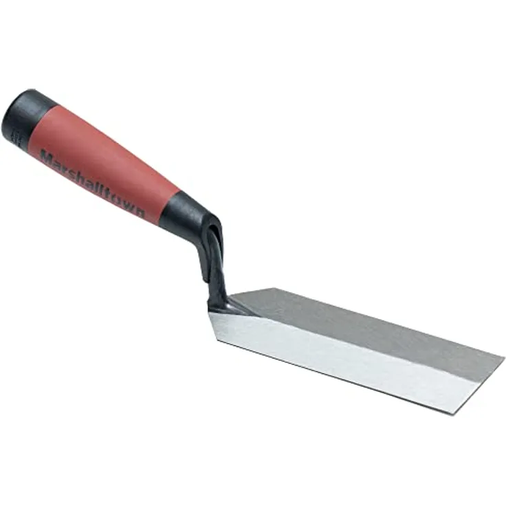 Marshalltown 56D Randkelle mit Durasoftgriff, aus Carbonstahl, schmale Kelle für enge Stellen, Maße: 152x51 mm