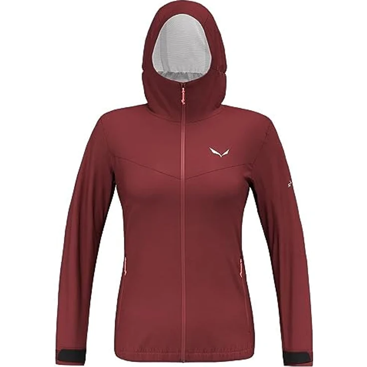Salewa Women's Puez Aqua 4 PowerTex 2.5L Jacket, wasserdichte Hardshelljacke für Damen, rot, Größe L – Bild 1