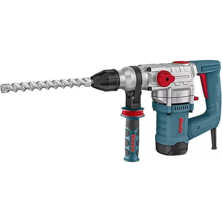 Ronix Bohrhammer 1100 W, 28 mm mit variablem Geschwindigkeitsbereich von 5000 bis 18000 U/min, inkl. LED-Licht und Zubehörset
