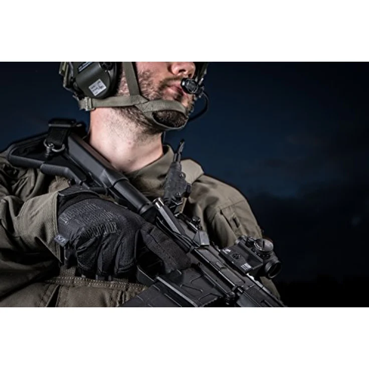 Mechanix Wear Specialty Vent Covert Handschuhe, leichte Mesh-Arbeitshandschuhe mit belüfteter Handfläche und 360° Touchscreen-Funktion, Mittel, vollständig schwarz – Bild 2