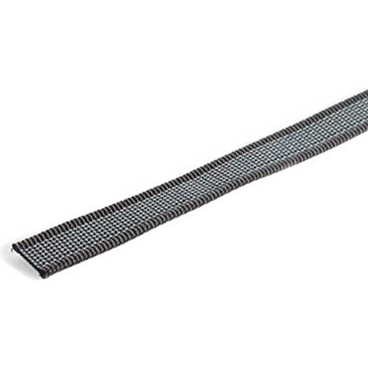 JULIUS K-9 IDC Color & Gray gumierte Leine, 20 mm x 1 m ohne Schlaufe, strapazierfähiger Textilstoff, Schwarz-Grau – Bild 3
