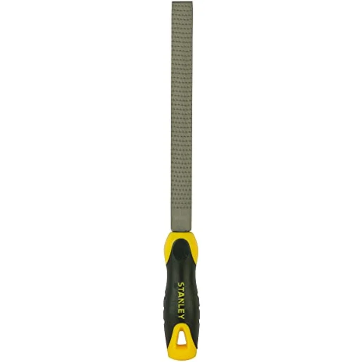 Stanley Holzraspel, Flachstumpf, Hieb 1 (Karbon-Stahl, ergonomischer Bi-Material Handgriff, Griffaussparung) 0-22-465 – Bild 2