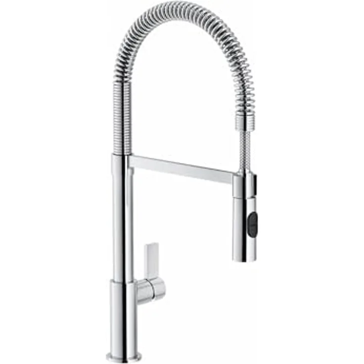 FRANKE Fox Pro Semi-Pro Brause Küchenarmatur, Hochdruck Chrom mit Jet-Auszugsbrause und Wasserspar-Kartusche
