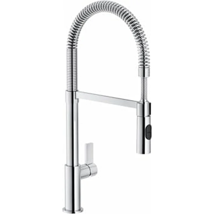FRANKE Fox Pro Semi-Pro Brause Küchenarmatur, Hochdruck Chrom mit Jet-Auszugsbrause und Wasserspar-Kartusche – Bild 1
