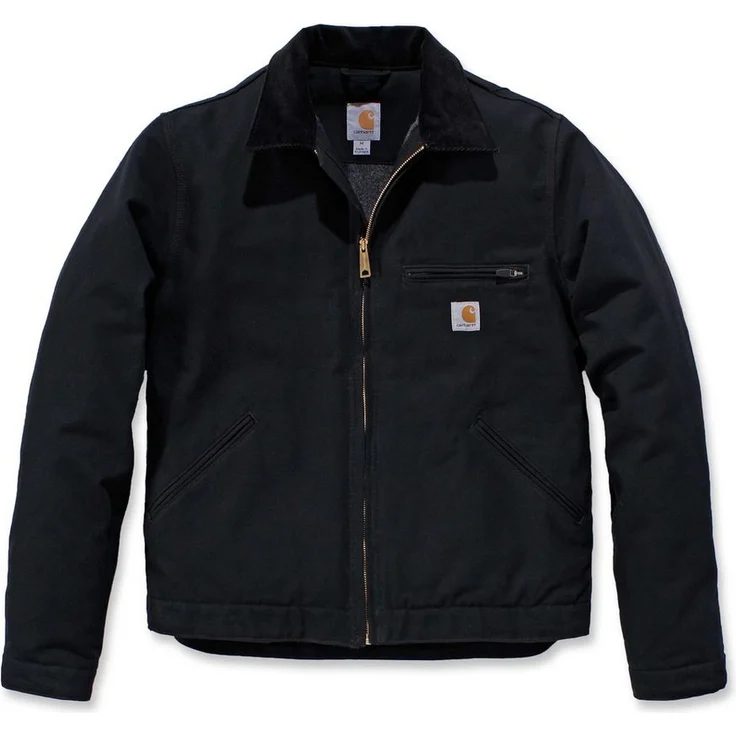 Carhartt Arbeitsjacke UPDATED DUCK DETROIT JACKET (1-St), Duck, mit weichem Futter, Baumwolle, lange Ärmel, diverse Taschen, Windstopper, Triple-Nähte – Bild 1