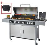 KONIFERA Gasgrill Livorno, BxTxH: 161,5x57x111 cm, mit Drehspieß - Preisvergleich