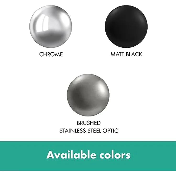 hansgrohe Talis M54 Armatur 270, Niederdruck für offene Warmwasserbereiter, Chrom, L-Auslauf mit schwenkbarem Bereich 60°-360° – Bild 7