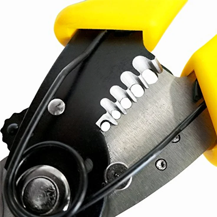 S&R Elektro-Kabel-Schneider, Kabel-Schere bis 11 mm, Entmantler, Abteilter, Abisolierer, Installations-Zange, Abisolierwerkzeug für AWG 14, 12, 10, 8, Drahtabisolierer und Drahtzange 170 mm - Vielseitiges Elektro-Kabel-Werkzeug für präzise Kabelverarbeitung - Preisvergleich – Bild 4