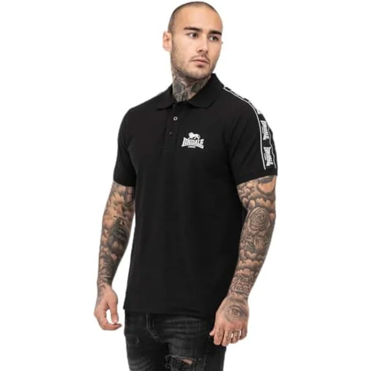 Lonsdale Poloshirt SETTER, sportlicher Look mit 3D-Logo, Navy – Bild 2