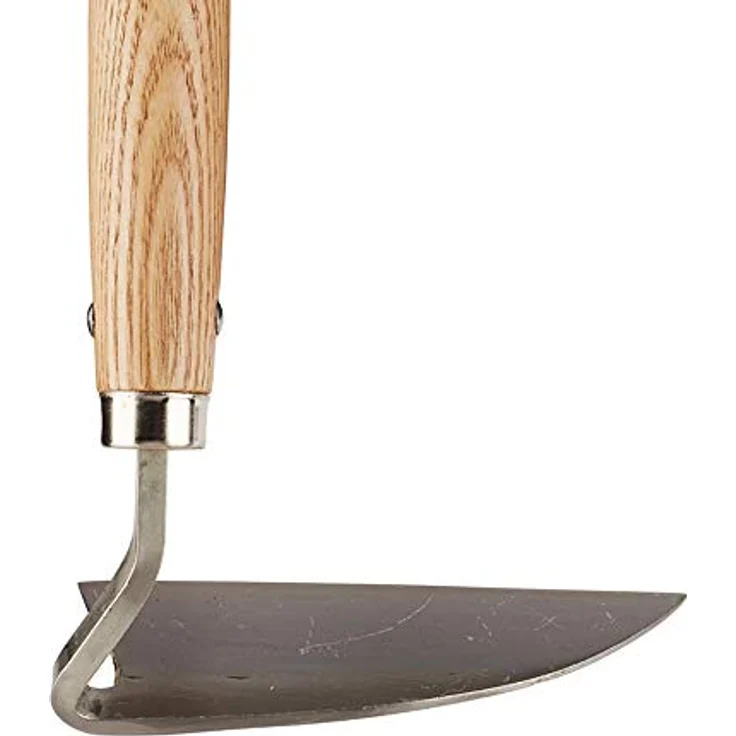 Kent & Stowe Schneidehacke – Gartenhacke aus Edelstahl, entfernt Unkraut und Moos, Unkrautjäter mit Stiel aus Eschenholz, Länge: 32 cm – Bild 3