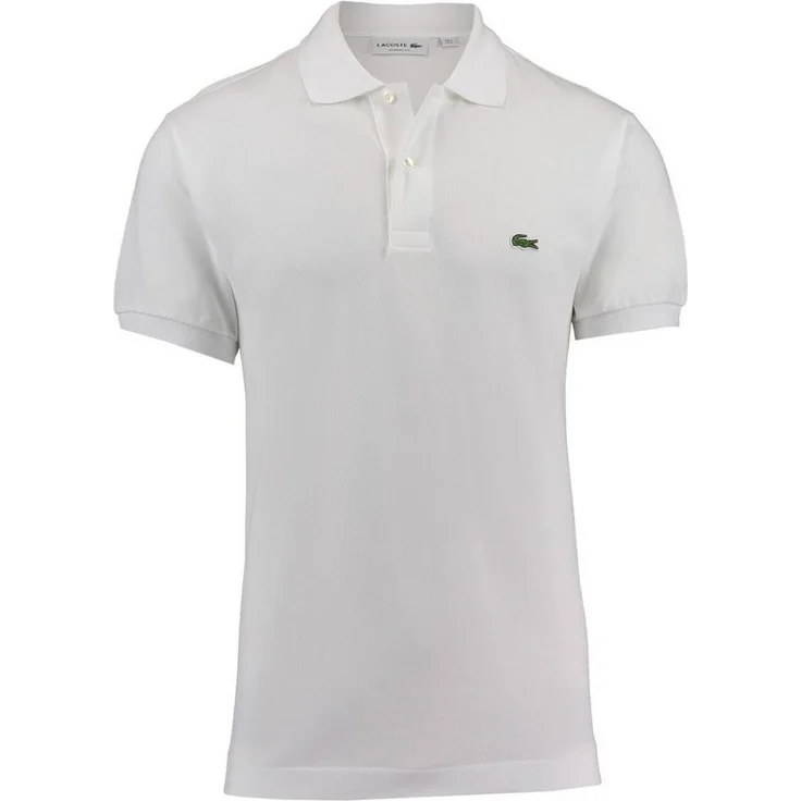 Lacoste Poloshirt Herren Poloshirt CLASSIC FIT, atmungsaktives Baumwollpiqué, perlmuttartige Knöpfe, blau – Bild 1