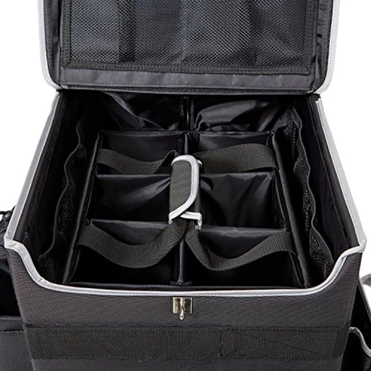 Rubbermaid Quick Cart Medium, Mobiler Transportwagen mit Teleskopgriff, schmutzabweisend und abwaschbar, 18,1 kg Tragkraft – Bild 4
