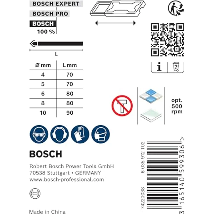 Bosch Professional 5tlg. Fliesenbohrer Set CYL-9 Cerammic (für Fliesen, Keramik, Porzellan, Zubehör für Bohrmaschinen) – Bild 5