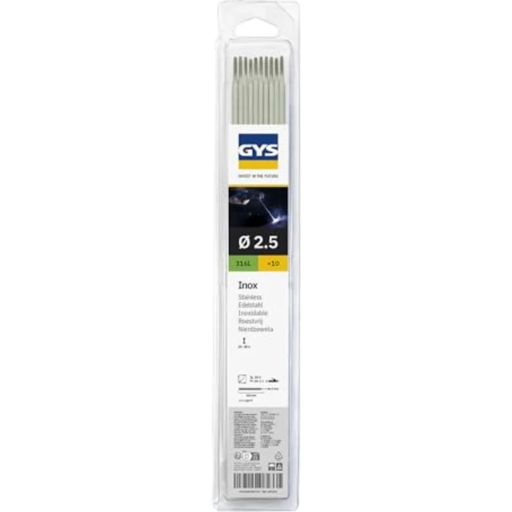 GYS Edelstahl Elektroden 316 L Stablelektroden, Blisterverpackung, 082335 – Bild 2