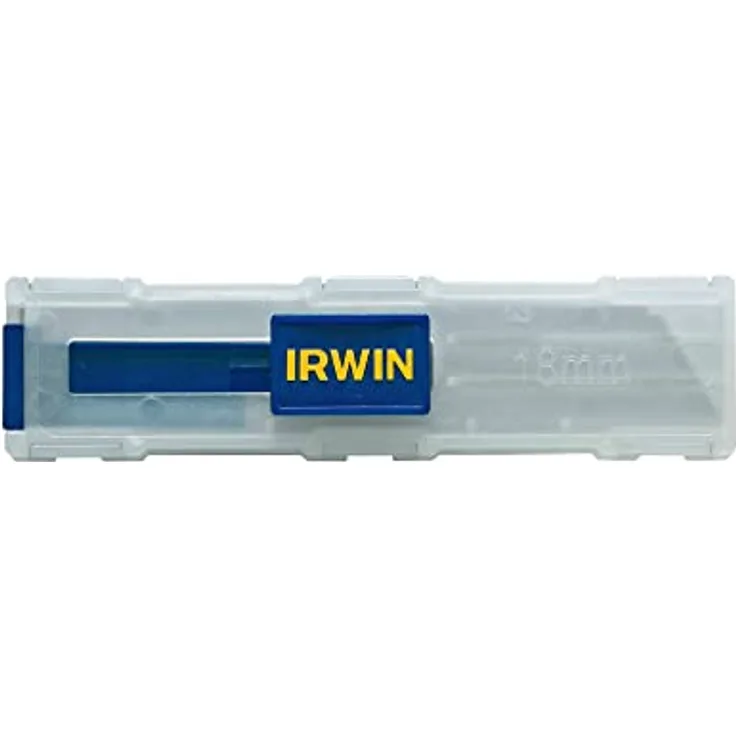 IRWIN Abbrechklingen 18 mm, 10er-Set aus Kohlenstoffstahl für Cuttermesser