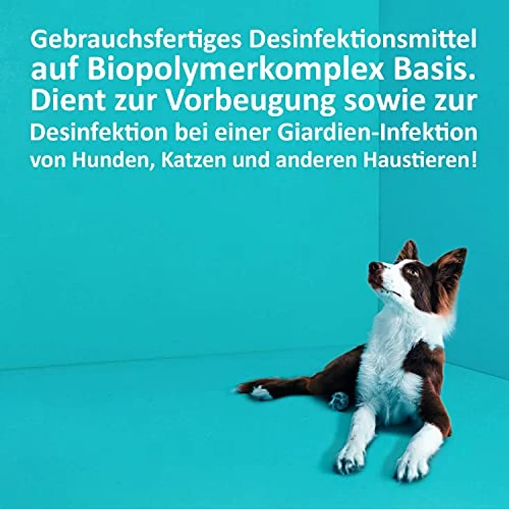 Green Hero Giardien-Ex 500ml schützt Haustiere wie Hund und Katze zuverlässig vor Giardien, Bakterien, Viren und Pilzen Spray dermatologisch getestet zur Desinfektion von Tieren und der Umgebung – Bild 4