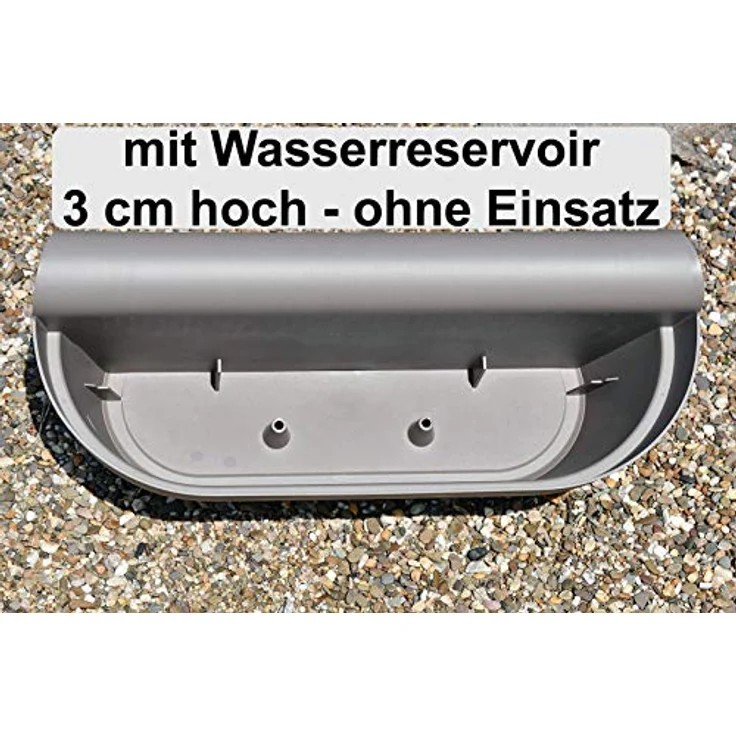 GAUTZSCH Pflanzkasten Cassetta UP, hängbar, 50 cm, anthrazit, UV- und frostbeständig, 9 l – Bild 7