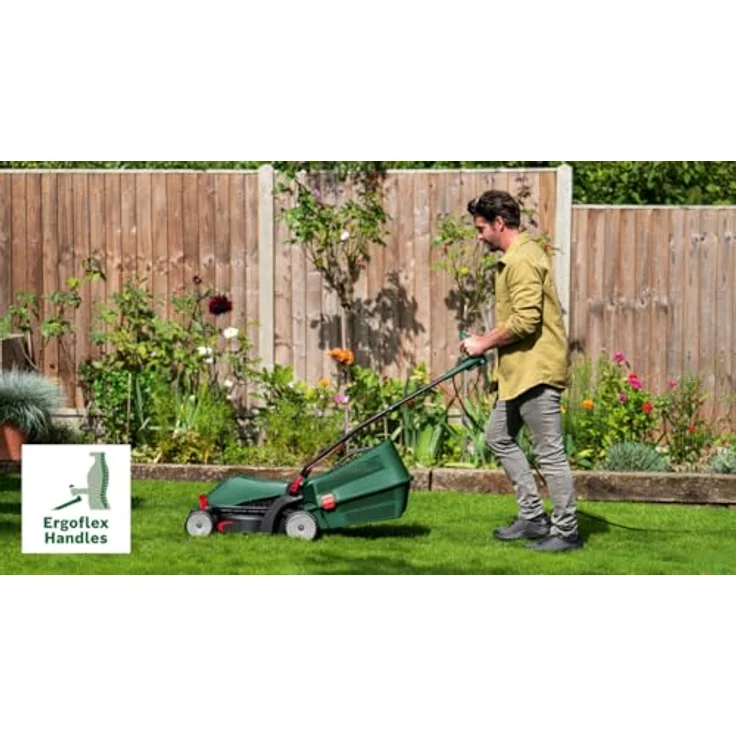 Bosch Home & Garden UniversalRotak 37-555, Rasenmäher mit 40-Liter-Grasfangbox, Ergoflex-Handgriffen und 5-stufiger Schnitthöheneinstellung – Bild 4
