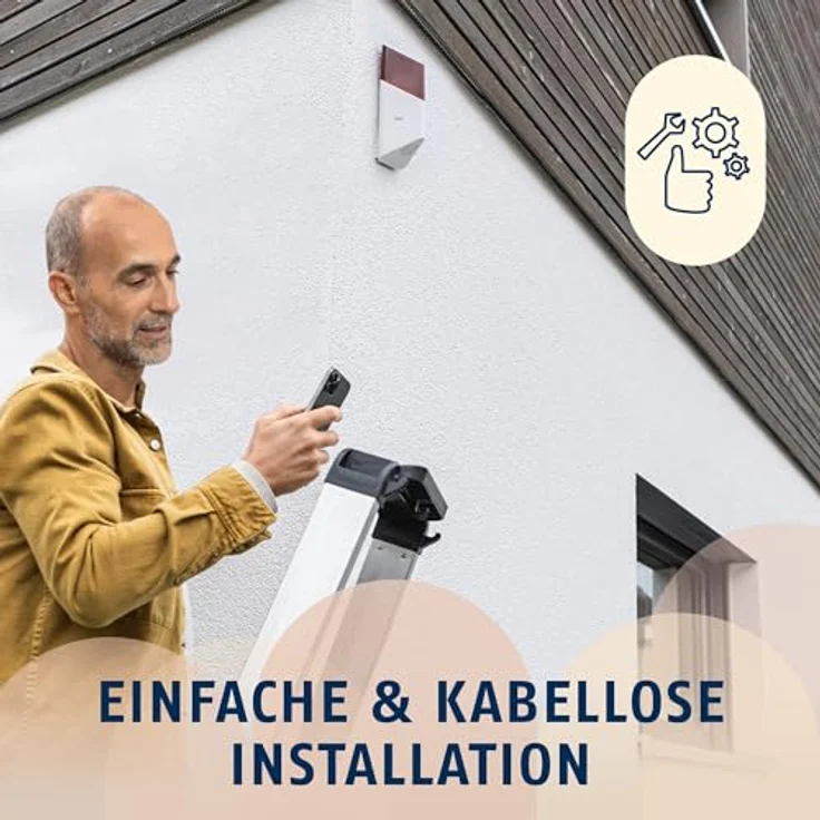 ABUS Außen-Sirene für Smartvest Pro, kabellos, lautstarker Alarm mit rotem LED-Blitzlicht, Schutz gegen Einbruch/Diebstahl, IP44 wettergeschützt – Bild 5