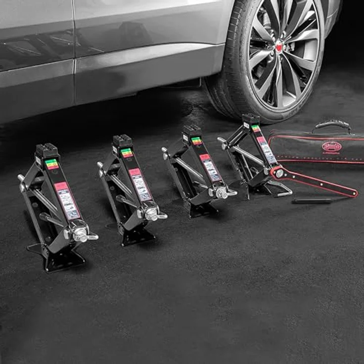 HEYNER Premium OEM Wagenheber für Mercedes ML/GL/S-Klasse/GLE/GLC, max. Hubhöhe 42 cm, Tragkraft 1,335 t, mit Aufbewahrungstasche – Bild 9