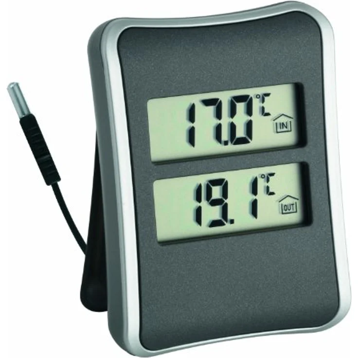 TFA 30.1044 Digitales Innen-Außen-Thermometer ohne Batterie – Bild 2