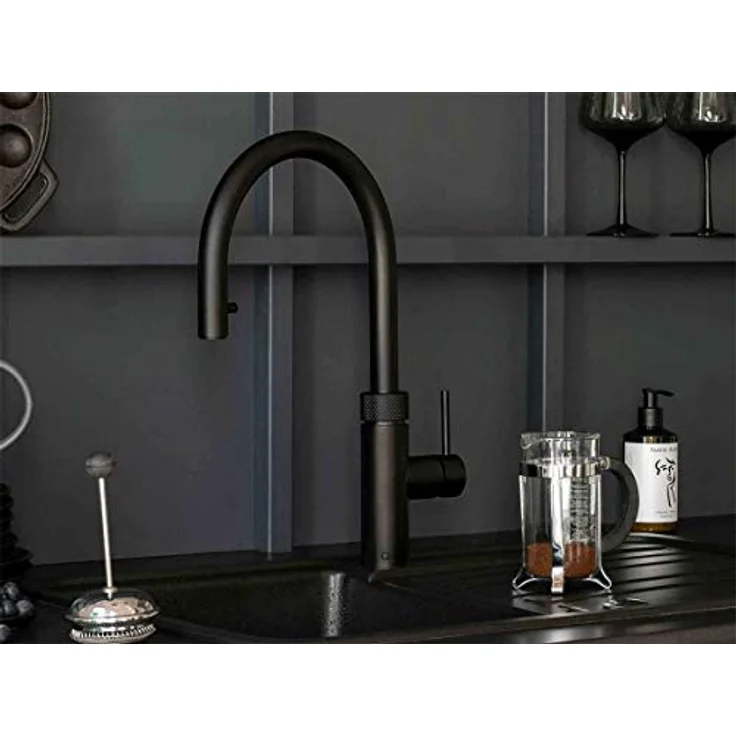 QUOOKER Flex Küchenarmatur, schwarz, mit COMBI Reservoir (7L) & CUBE, inklusive 7 Jahre Garantie – Bild 4