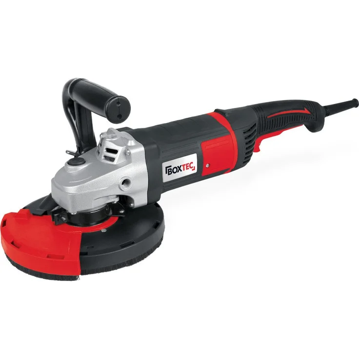 BOXTEC Winkelschleifer 180 mm Betonschleifer 2000W, inkl. Transportkoffer in Blau