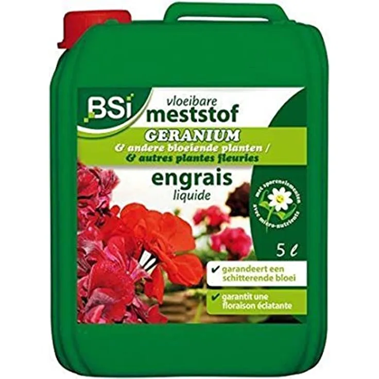 BSi dünger Geranien und andere Pflanzen flüssig 5 Liter