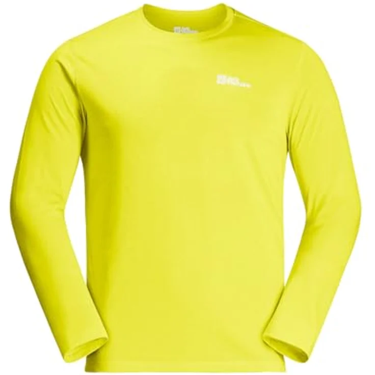 Jack Wolfskin Sky Thermal L/S M, Herren Longsleeve Shirt, atmungsaktiv und geruchshemmend, Gelb, (XXL) – Bild 3