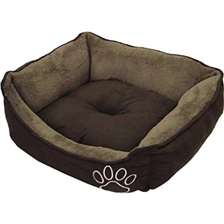 Nobby Komfortbett eckig Classic "MERO" braun L x B x H: 77 x 61 x 19 cm – Bild 2