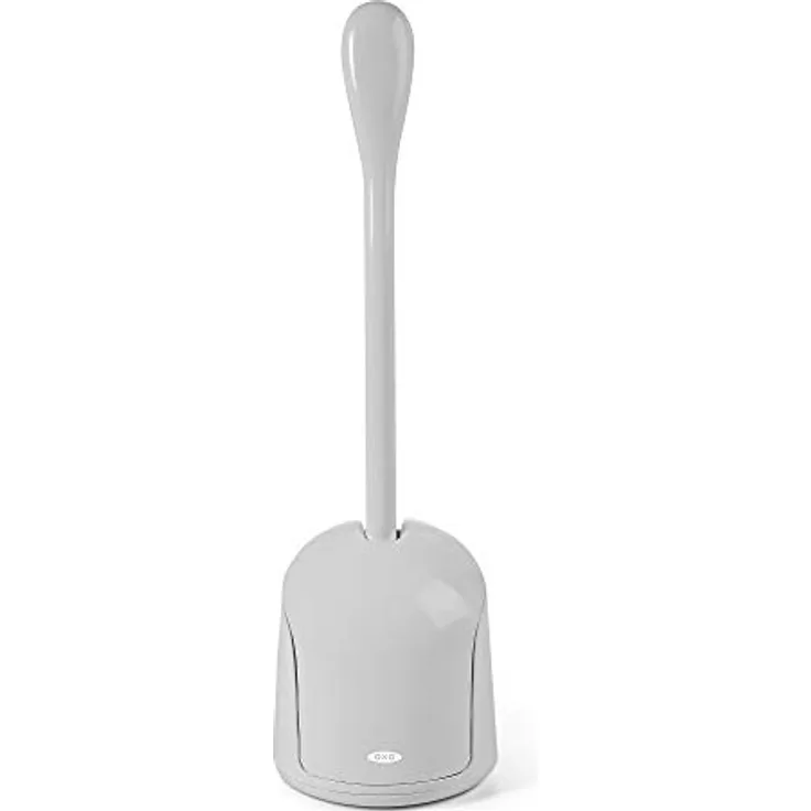 OXO Good Grips Kompakte Klo-Bürste/WC-Bürste und Halter – Grau