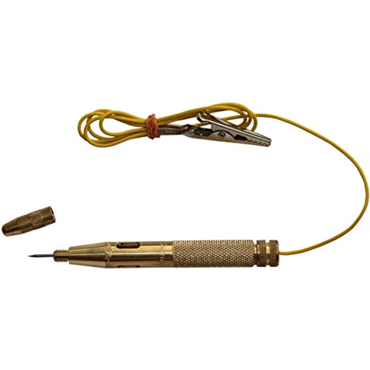 H+H Werkzeug 4598A Schwachstromprüfer Autolichtprüfer-Prüflampe 6-24V 125 mm Made in Germany – Bild 2