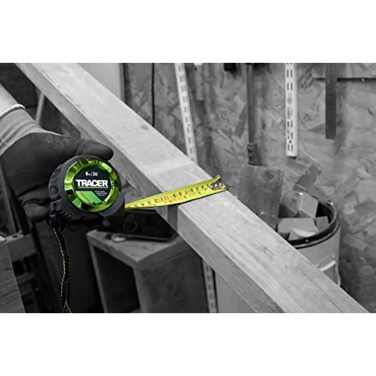 TRACER 8m Automatisches Feststellband (nylonbeschichtetes Maßband mit Magnethaken und automatischer Feststellfunktion) – Bild 5