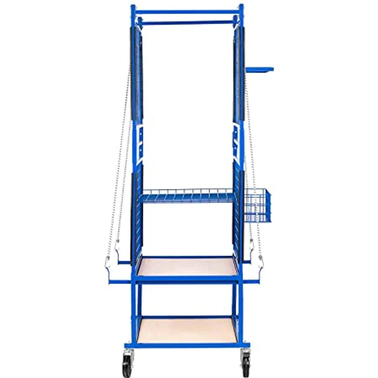 MSW MSW-RPS-500, Transportwagen für Karosserieteile mit 220 kg Tragfähigkeit, 60x90x202 cm, mobil und platzsparend – Bild 5