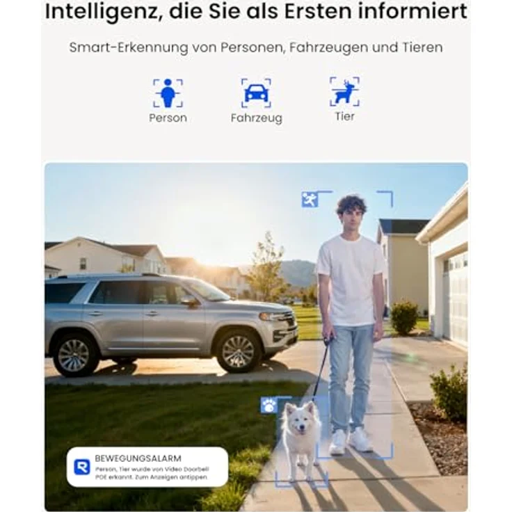 Reolink 5MP Video-Türklingel PoE mit Chime, 180° Ultraweitwinkel, 2-Wege-Audio, HD-HDR, humanoid Erkennung, flexible Speicherung – Bild 3