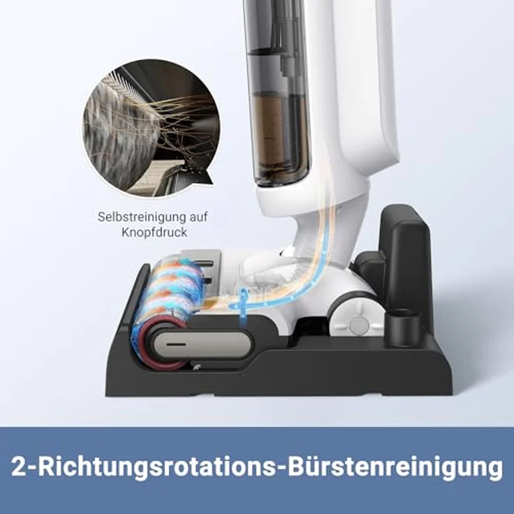 Dreame Nass-Trocken-Sauger Mova K20, 200 W, Intelligente Schmutzerkennung und Saugkraftanpassung, Weiß – Bild 5