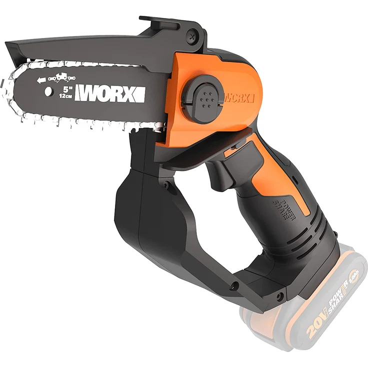 WORX Akku-Einhand-Astsäge WG324E.9 20 V PowerShare, 12 cm Schwertlänge – Bild 1