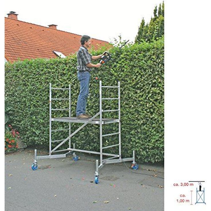 KRAUSE ClimTec Alu-ArbeitsGerüst - Arbeitshöhe 3,00 m – Bild 2