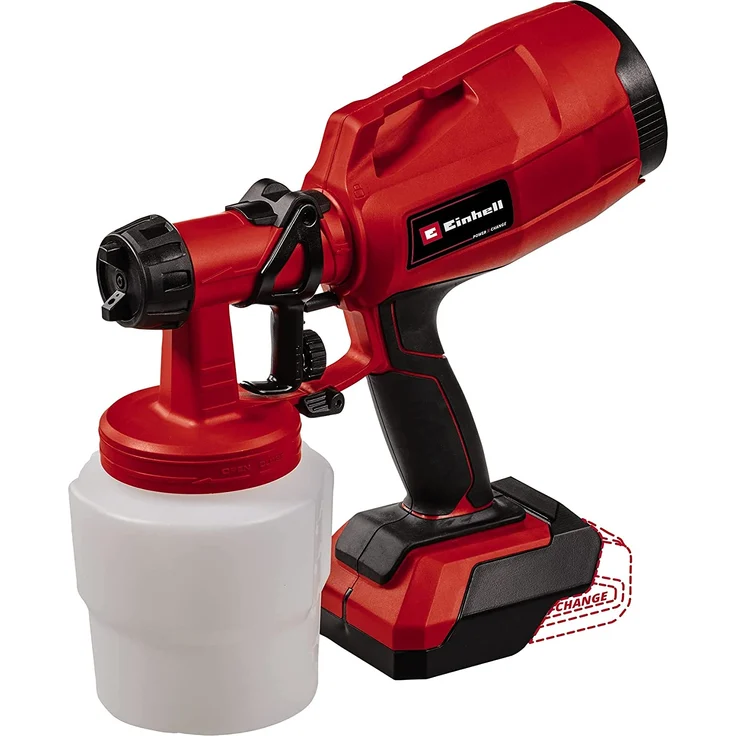 Einhell TC-SY 18/60 Li-Solo Power X-Change PXC ohne Akku ohne Ladegerät Farbsprühsystem – Bild 2