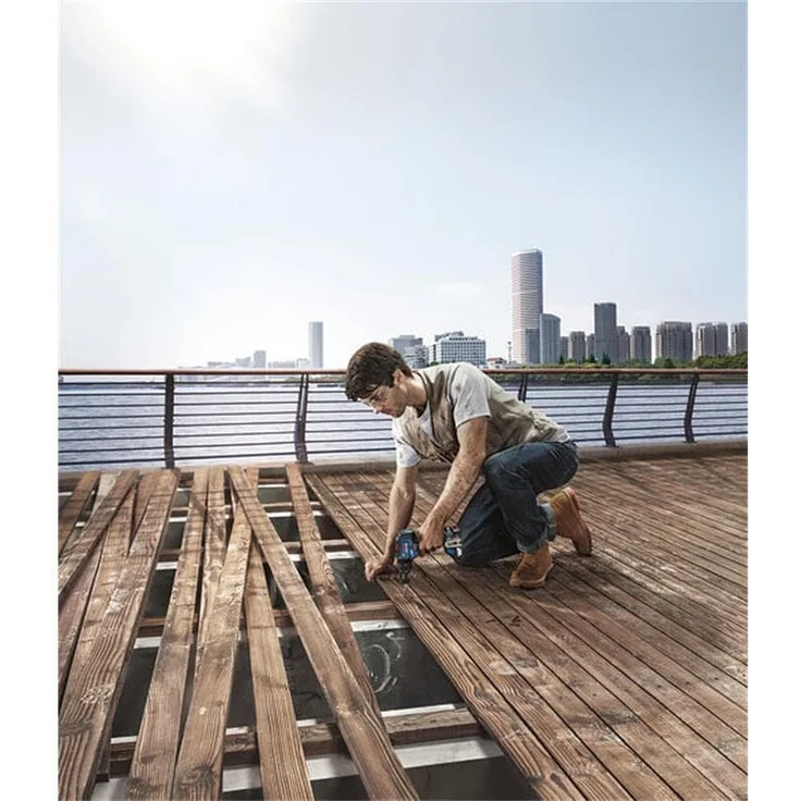 Bosch Professional Akku Schlagbohrmaschine GSB 18V-55 (ohne Akku,18 Volt System,Bohr-Ø in Mauerwerk: 10 mm,in L-BOXX) – Bild 2