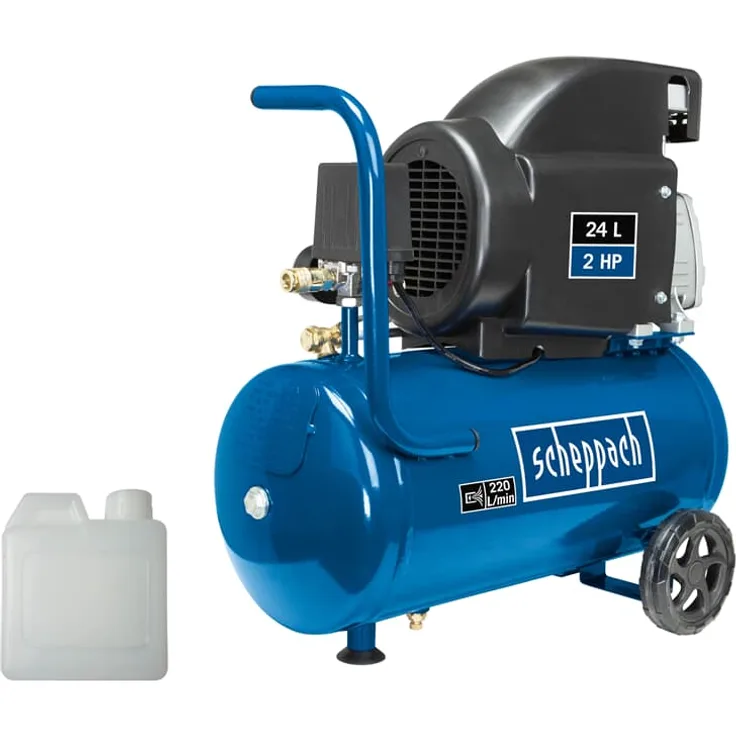 Scheppach HC26 Druckluft Kompressor 8 bar 1,5 kW 24 Liter