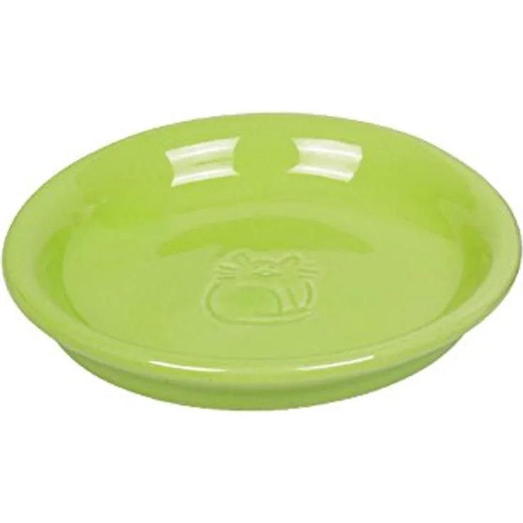 Nobby Katzen Keramik Milchschale hellgrün Ø14 x 2 cm