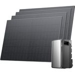 EcoFlow STREAM Ultra Balkonkraftwerk, 1600W mit 1,92kWh Speicher und 4x 400W Solarpanels