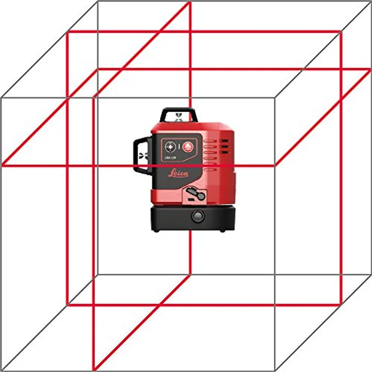 Leica LINO L6Rs-1, selbstnivellierender Linienlaser rot mit 3x360° Laserlinien und Alkaline Batterien – Bild 3