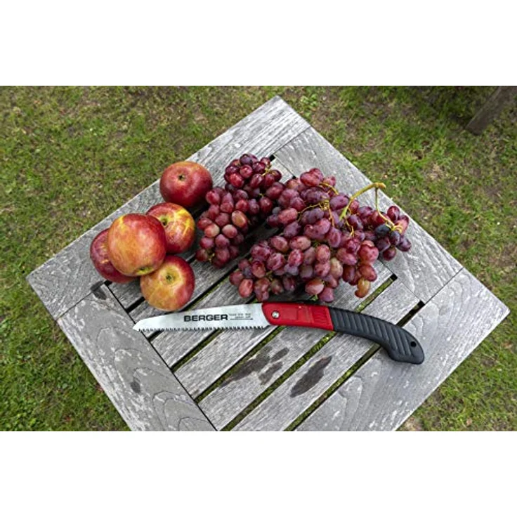 Berger Obstbaumsäge 64660 mit klappbarem Sägeblatt Klappsäge mit austauschbarem Sägeblatt, Länge: 18 cm – Bild 7