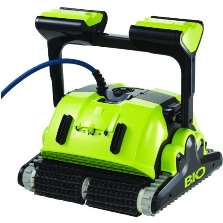 Dolphin DolphinS Cleaner Poolroboter Schwimmteichreiniger mit Active-Brushing, inkl. Fernbedienung und Caddy, für Naturpools bis 12 m Länge – Bild 1