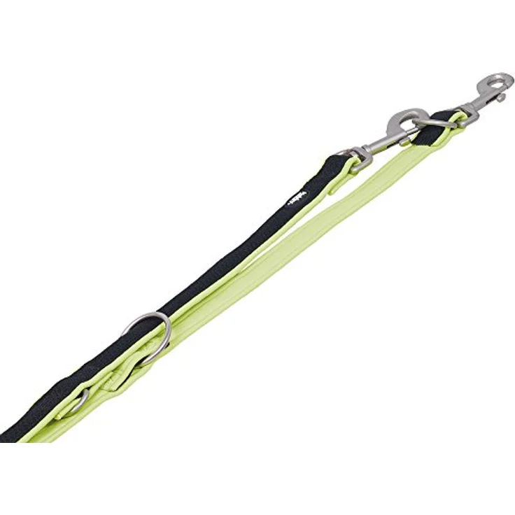 Nobby Führleine Mesh Preno, neon gelb L: 200 cm, B: 15/20 mm, 1 Stück – Bild 1