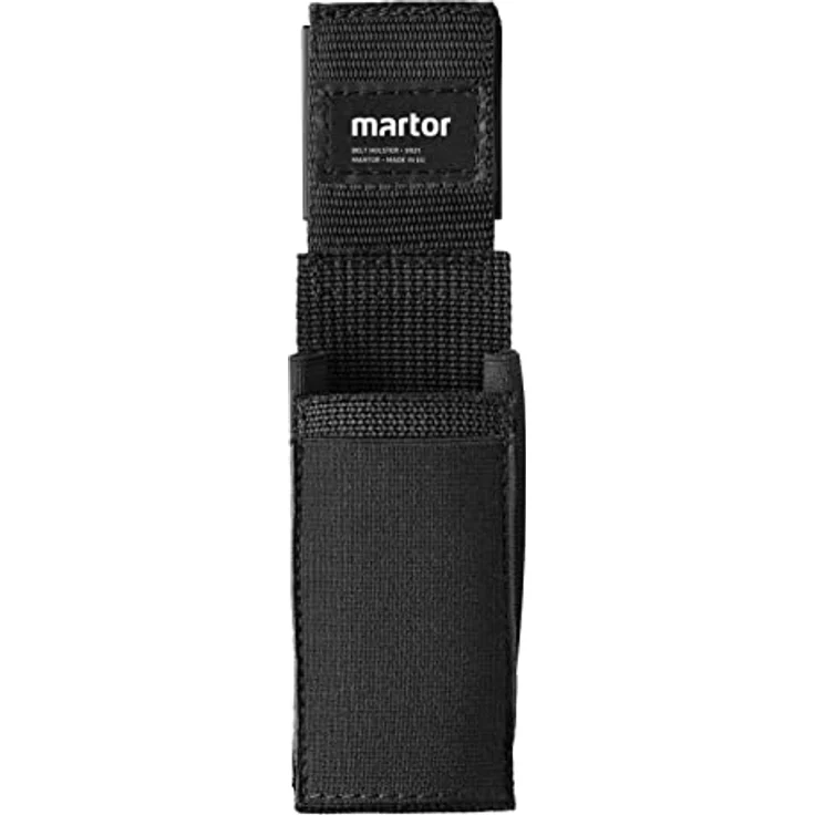 MARTOR GÜRTELTASCHE M Für Cuttermesser, Tasche Mit 5 Fächern Für Sicherheitsmesser/Stift/Schere, Mit Clip & Klettverschluss, Nylon, Schwarz – Bild 1