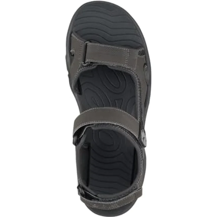 Jack Wolfskin LAKEWOOD CRUISE SANDAL M Sandale mit Klettverschluss, robuste Funktionssandale in Schwarz – Bild 6