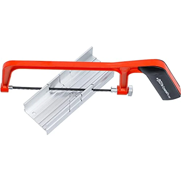 Kraftmann 2082 | Aluminium-Sägebogen | inkl. Schneidlade und Sägeblatt | 150 mm – Bild 2